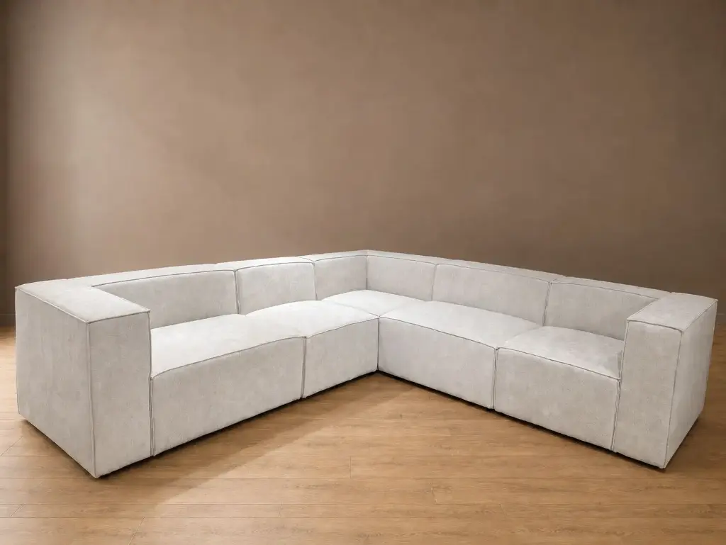 NEGROS Hoekbank 307 × 260 cm – Lange zijde recht