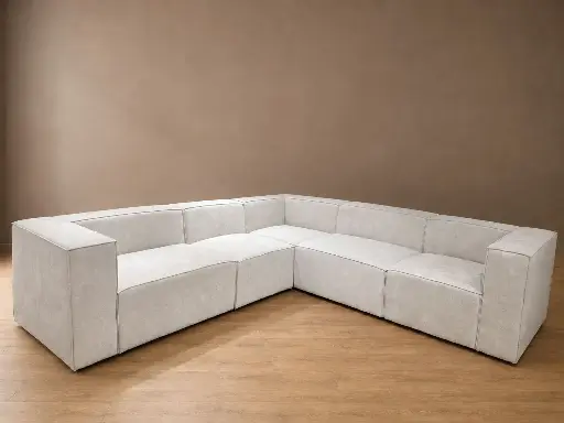 NEGROS Hoekbank 260 × 307 cm – Lange zijde links